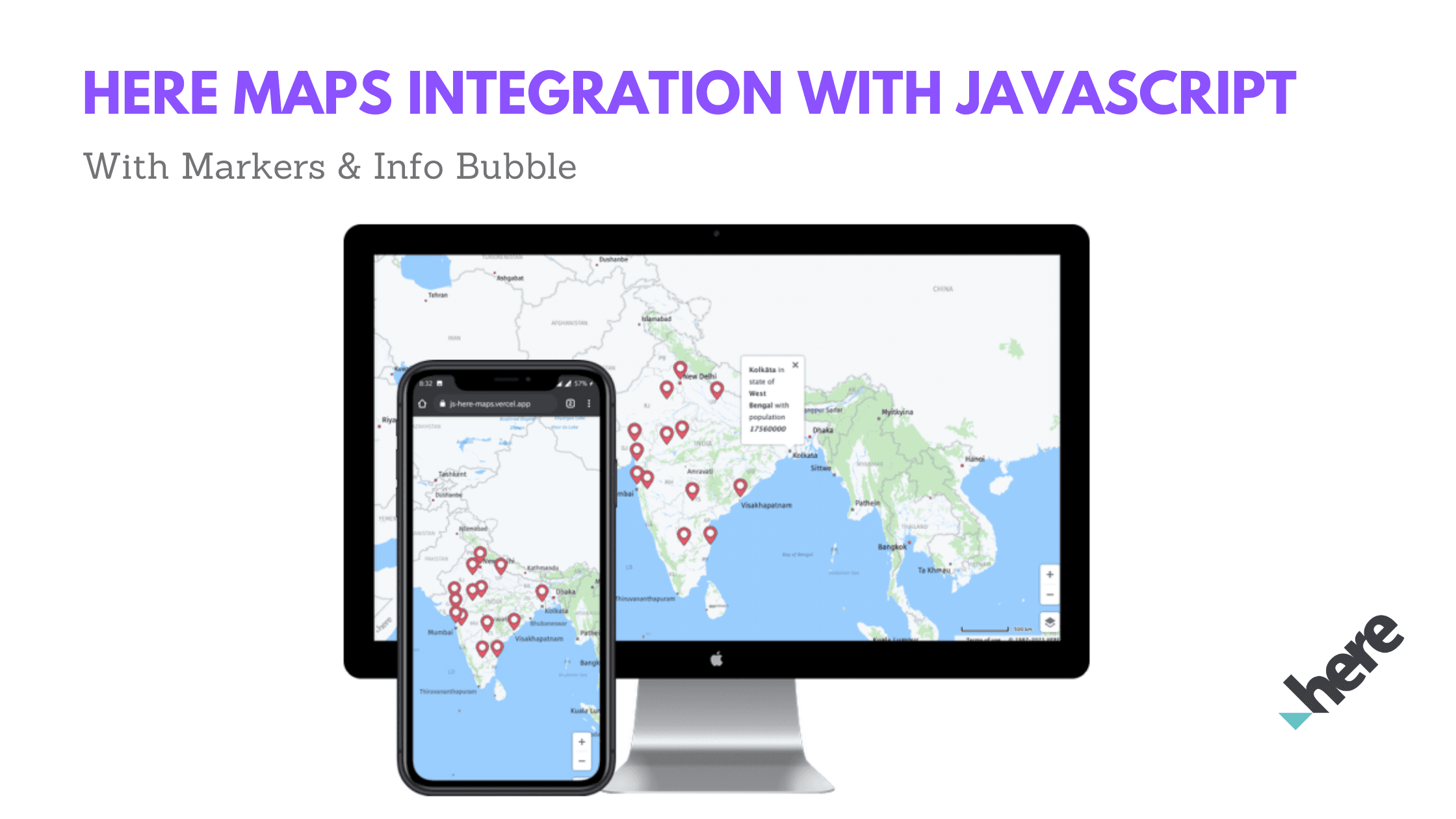 Integrate full screen Here Maps with Javascript